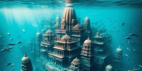 why dwarka submerged in water.